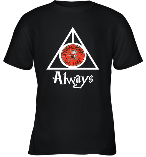 Always Love The Cleveland Browns x Harry Potter Mashup Youth T-Shirt