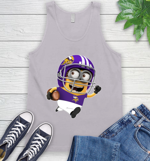 NFL Minnesota Vikings Minions Disney Football Sports Tank Top 4