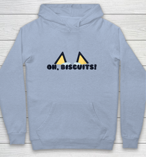 Blueys Oh Biscuits Mums Dad Cartoon Mothers Youth Hoodie 5