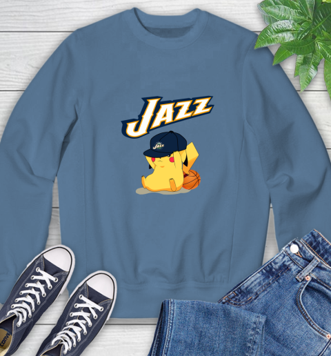 NBA Pikachu Basketball Sports Utah Jazz Sweatshirt 7