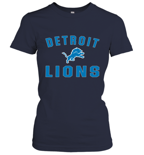 Detroit Lions NFL Line by Fanatics Branded Blue Vintage Victory Women's T-Shirt