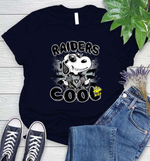 NFL Football Oakland Raiders Cool Snoopy Shirt Women's T-Shirt 2