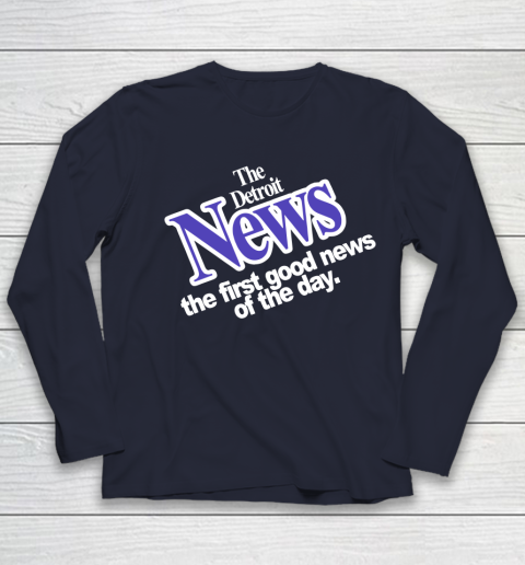 DETROIT NEWS THE FIRST GOOD NEWS OF THE DAY Youth Long Sleeve 2