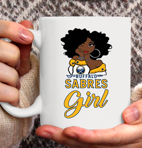 Buffalo Sabres Girl NHL Ceramic Mug 11oz 4