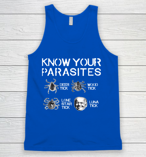 Know Your Parasites Funny Joe Biden Luna Tick Tank Top 4