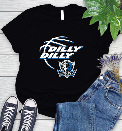 NBA Dallas Mavericks Dilly Dilly Basketball Sports Women's T-Shirt 2