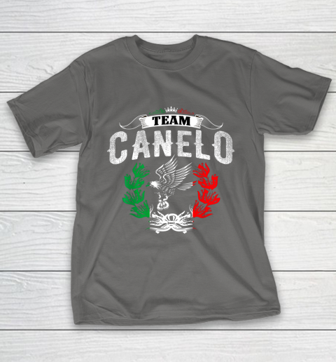 Funny Team Canelos Mexico Alvarez Flag Aguila Tricolor box T-Shirt 18