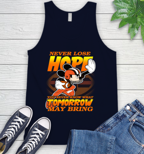 Cleveland Browns NFL Football Mickey Disney Never Lose Hope Tank Top 2