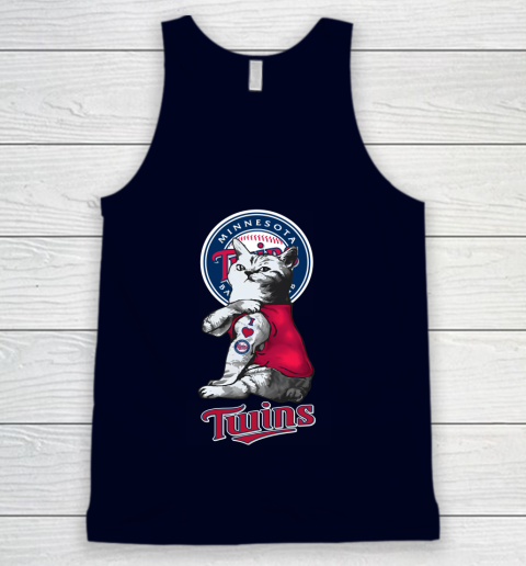 MLB Baseball My Cat Loves Minnesota Twins Tank Top 2