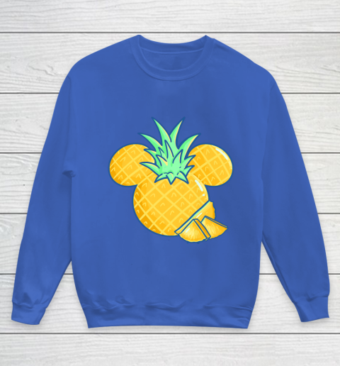 Disney Mickey Friends Mickey Pineapple Logo Youth Sweatshirt 6