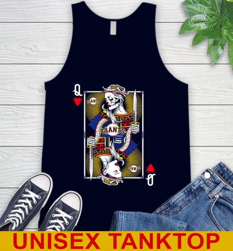 MLB Baseball San Francisco Giants The Queen Of Hearts Card Shirt Tank Top 2