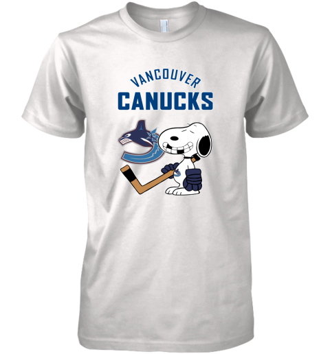Vancouver Canucks Ice Hockey Broken Teeth Snoopy NHL Premium Men's T-Shirt