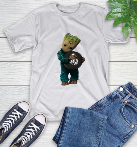 NHL Groot Guardians Of The Galaxy Hockey Sports Ottawa Senators T-Shirt 12
