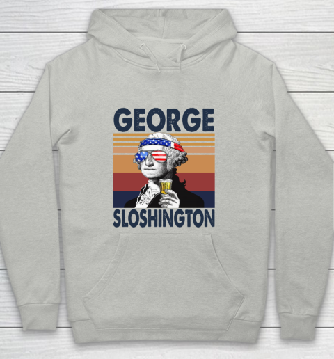 George Sloshington Drink Independence Day The 4th Of July Shirt Youth Hoodie