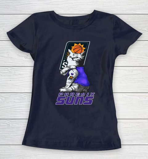 NBA Basketball My Cat Loves Phoenix Suns Women's T-Shirt 2