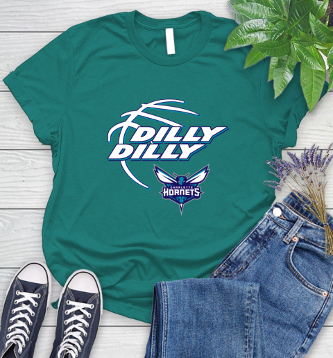 NBA Charlotte Hornets Dilly Dilly Basketball Sports Women's T-Shirt 12