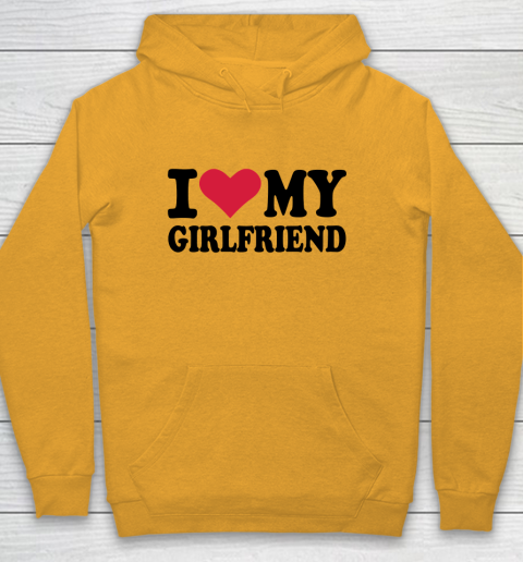 I Heart My Girlfriend  I Love My Girlfriend Funny Youth Hoodie 2