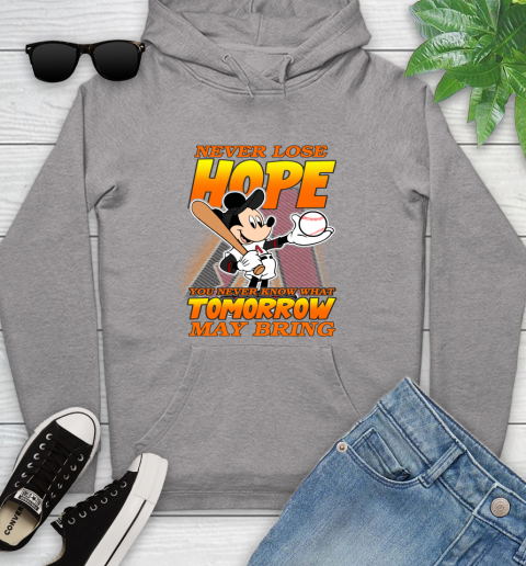 Arizona Diamondbacks MLB Baseball Mickey Disney Never Lose Hope Youth Hoodie 6