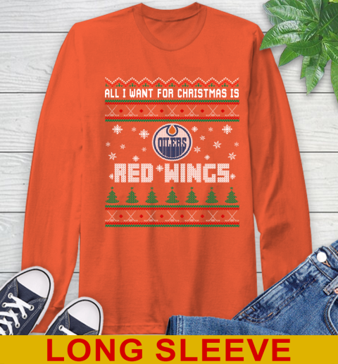Edmonton Oilers NHL Hockey All I Want For Christmas Is My Team Sports 58
