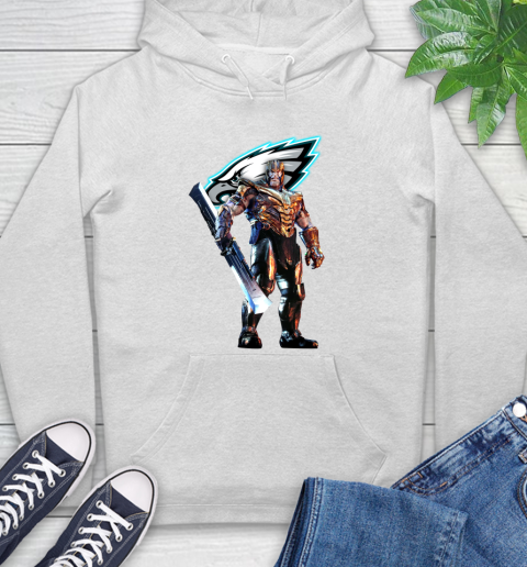 NFL Thanos Gauntlet Avengers Endgame Football Philadelphia Eagles Hoodie