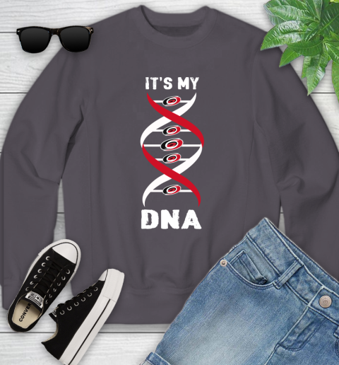 Carolina Hurricanes NHL Hockey It's My DNA Sports Youth Sweatshirt 5