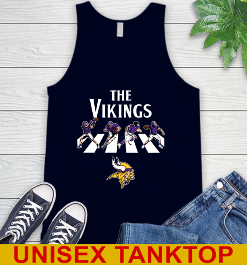 NFL Football Minnesota Vikings The Beatles Rock Band Shirt Tank Top 2
