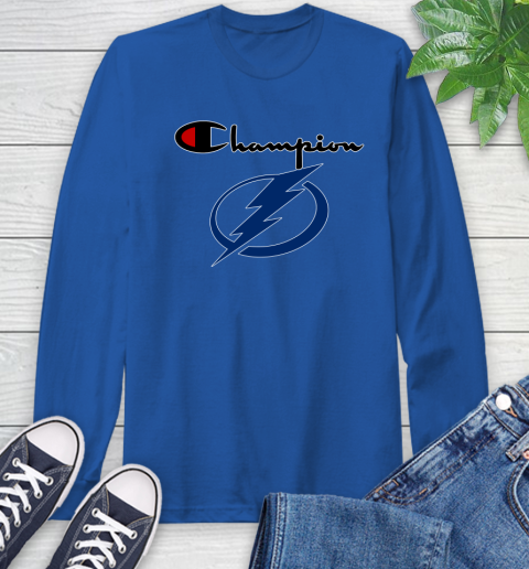 NHL Hockey Tampa Bay Lightning Champion Shirt Long Sleeve T-Shirt 7