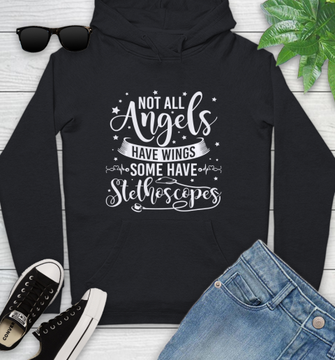 Nurse Shirt Funny Nurse Gift Some Angels Have Stethoscopes T Shirt Youth Hoodie