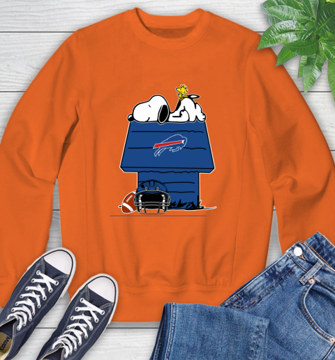 Buffalo Bills NFL Football Snoopy Woodstock The Peanuts Movie Sweatshirt 4