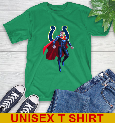 NFL Superman DC Sports Football Indianapolis Colts T-Shirt 7