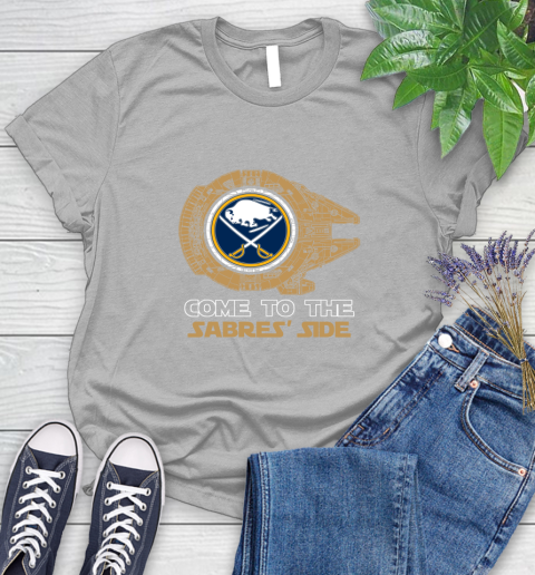NHL Come To The Buffalo Sabres Wars Hockey Sports Women's T-Shirt 5