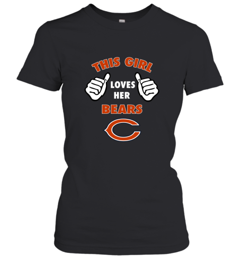 This Girl Loves Her Chicago Bears Women's T-Shirt