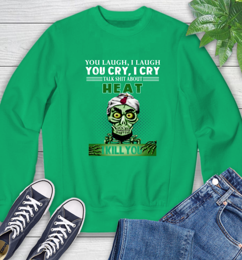 NBA Talk Shit About Miami Heat I Kill You Achmed The Dead Terrorist Jeffrey Dunham Basketball Sweatshirt 7