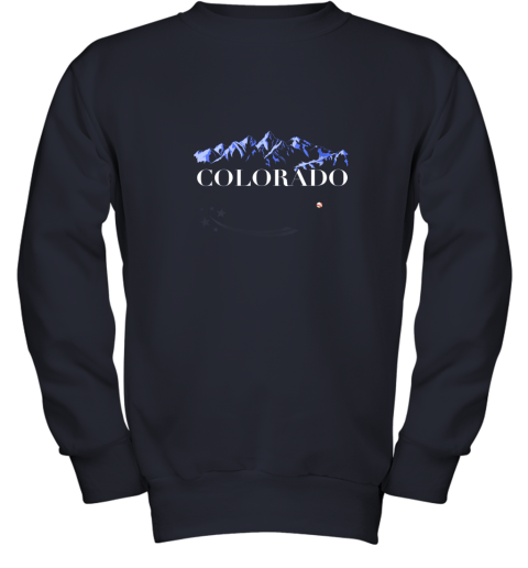 z7kt colorado rocky mountain shirt baseball player design youth sweatshirt 47 front navy
