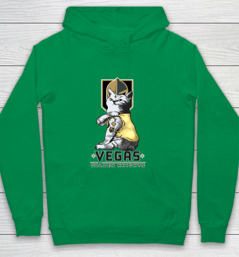 NHL My Cat Loves Vegas Golden Knights Hockey Youth Hoodie 4