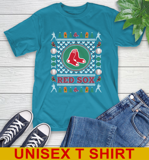 Boston Red Sox Merry Christmas MLB Baseball Loyal Fan T-Shirt 9