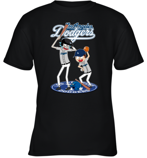 MLB Los Angeles Dodgers Rick And Morty Baseball - Rookbrand