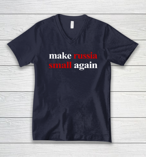 Make Russia Small Again V-Neck T-Shirt 2