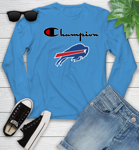 NFL Football Buffalo Bills Champion Shirt Youth Long Sleeve 5