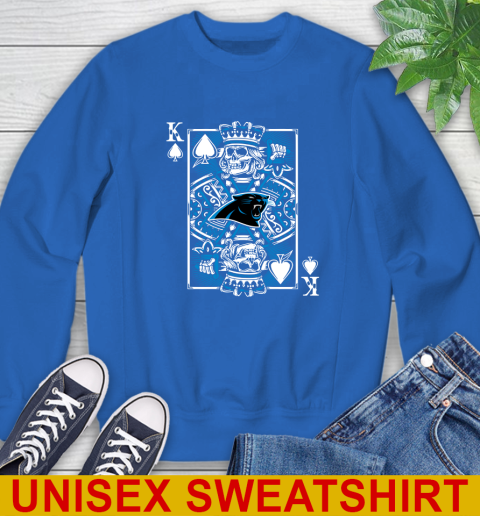 Carolina Panthers NFL Football The King Of Spades Death Cards Shirt Sweatshirt 11