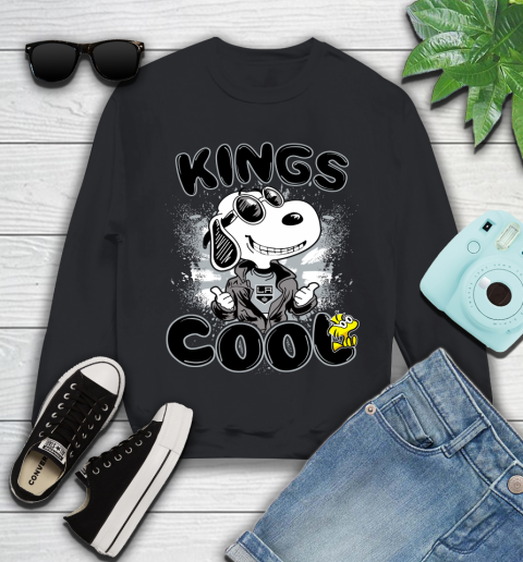 NHL Hockey Los Angeles Kings Cool Snoopy Shirt Youth Sweatshirt