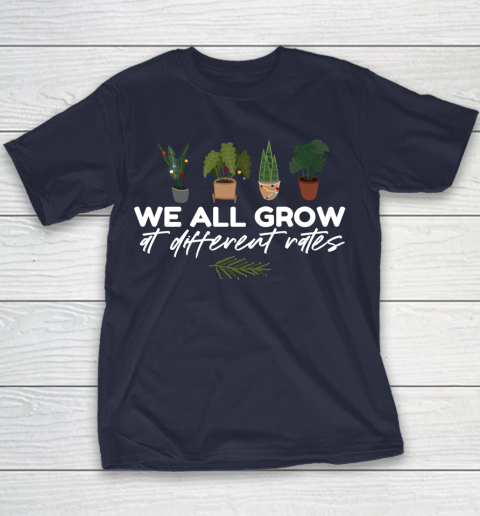 We All Grow At Different Rates, Special Education Teacher Autism Awareness Youth T-Shirt 2
