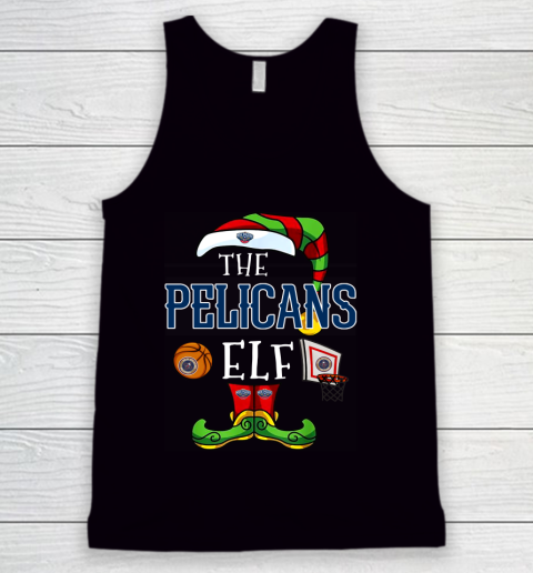New Orleans Pelicans Christmas ELF Funny NBA Tank Top