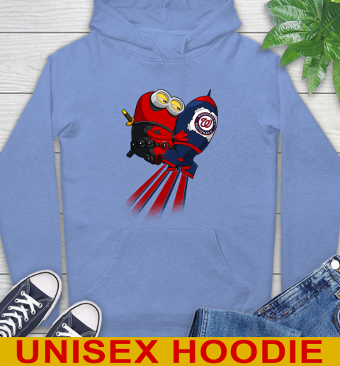 MLB Baseball Washington Nationals Deadpool Minion Marvel Shirt Hoodie 11