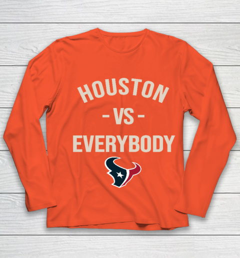 Houston Texans Vs Everybody Youth Long Sleeve 3