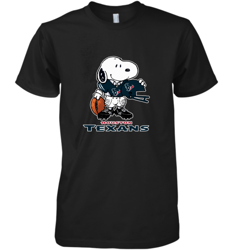 Snoopy A Strong And Proud Houston Texans Player NFL Premium Men's T-Shirt