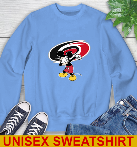 Carolina Hurricanes NHL Hockey Dabbing Mickey Disney Sports Sweatshirt 11