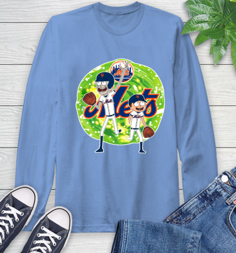 MLB New York Mets Rick And Morty Baseball Sports Long Sleeve T-Shirt 11