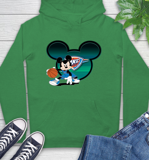 NBA Oklahoma City Thunder Mickey Mouse Disney Basketball Hoodie 8