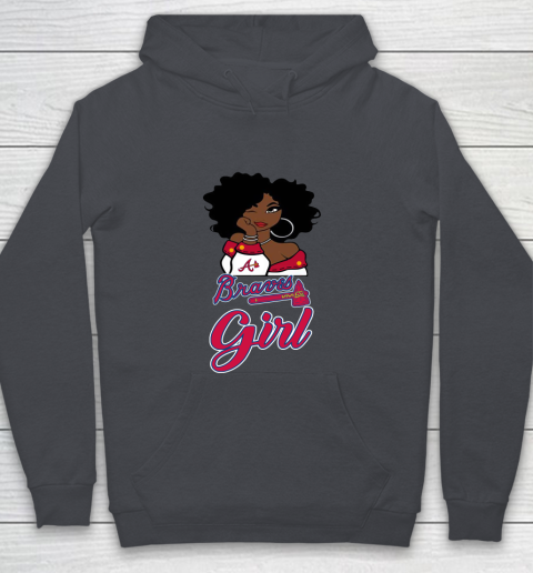 Atlanta Braves Girl MLB Youth Hoodie 7